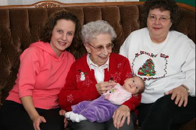 Christmas at the Davis's, Big Granny, PaPa, and Granny