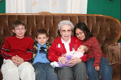 Christmas at the Davis's, Big Granny, PaPa, and Granny