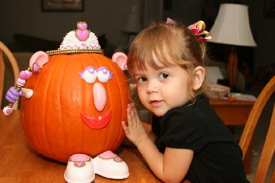 Mrs. Potato Princess Pumpkin Head